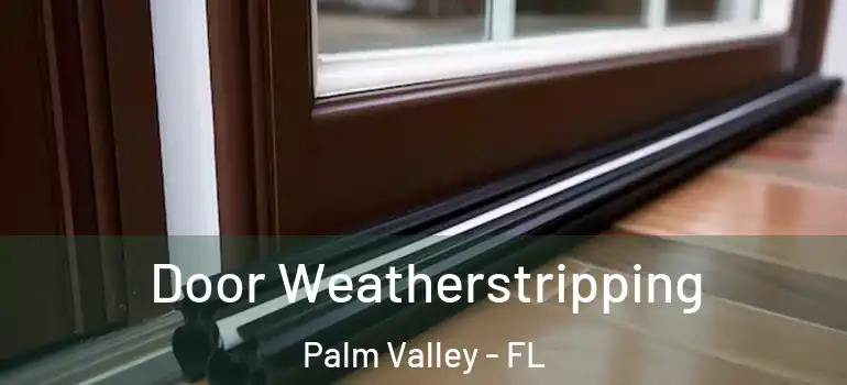  Door Weatherstripping Palm Valley - FL