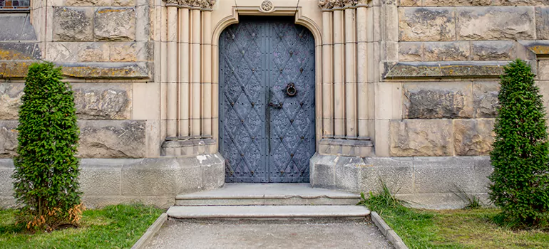 Traditional Double Front Doors in Palm Valley, FL