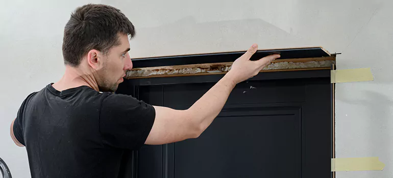 Wood Door Hole Repair in Palm Valley, FL