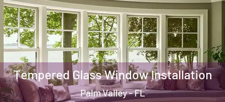  Tempered Glass Window Installation Palm Valley - FL