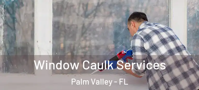  Window Caulk Services Palm Valley - FL