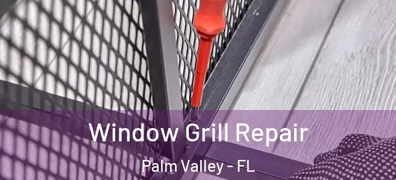  Window Grill Repair Palm Valley - FL