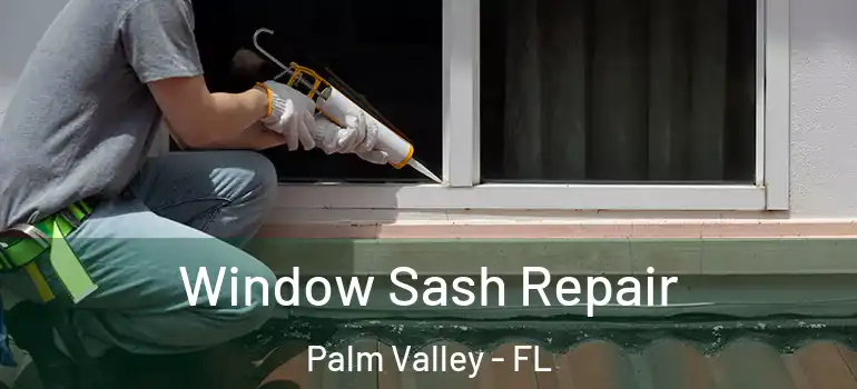  Window Sash Repair Palm Valley - FL